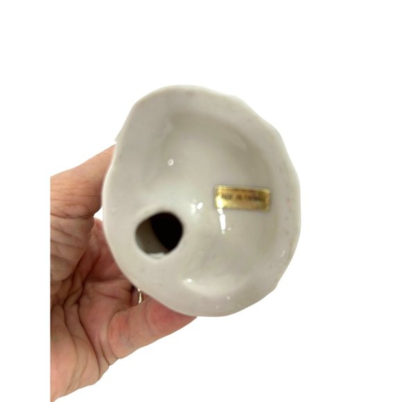 Boy & Girl Porcelain Figurines Glazed Bucolic Vintage 5” with Deer Bird Fox - Picture 7 of 14